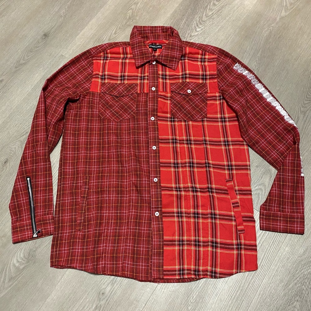 Escher Flannel (Red) By Embellish NYC